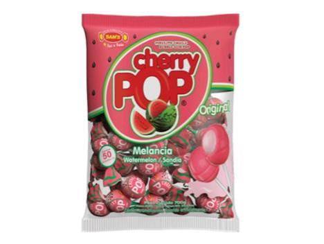SAMS PIRULITO CHICLE  CHERRY POP MELANCIA PCT 50UN